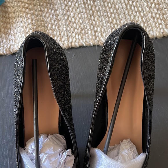 black sparkle heels - Picture 6 of 12
